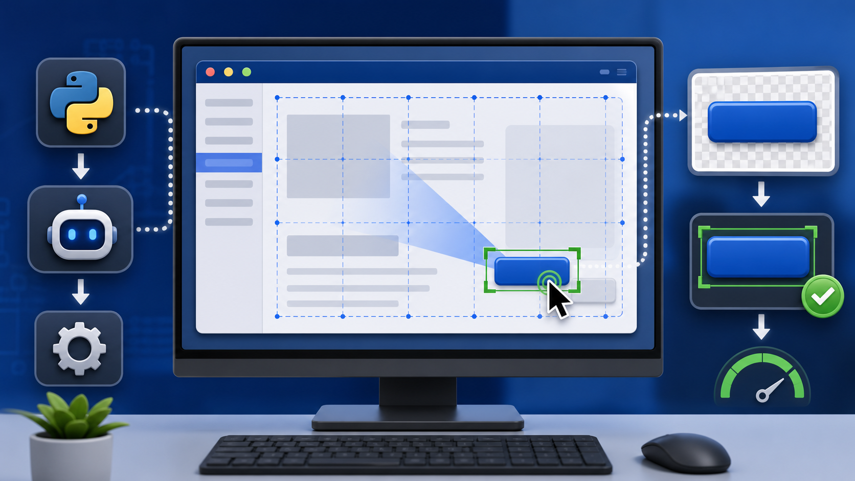 PyAutoGUI image recognition automation workflow